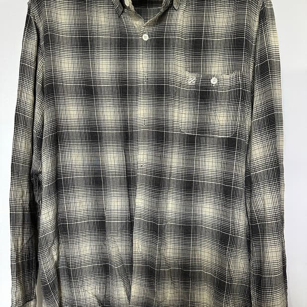 에르메네질도 제냐 체크 셔츠 남방