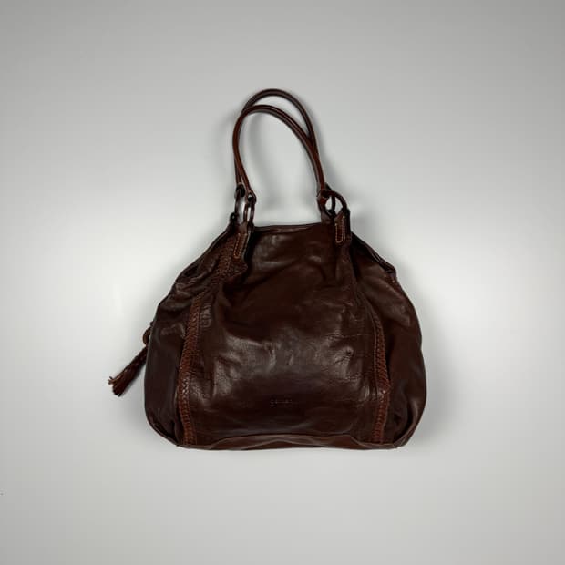 젠텐 가죽 토트백