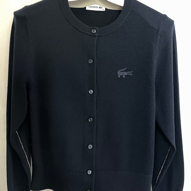 라코스테 울 가디건
