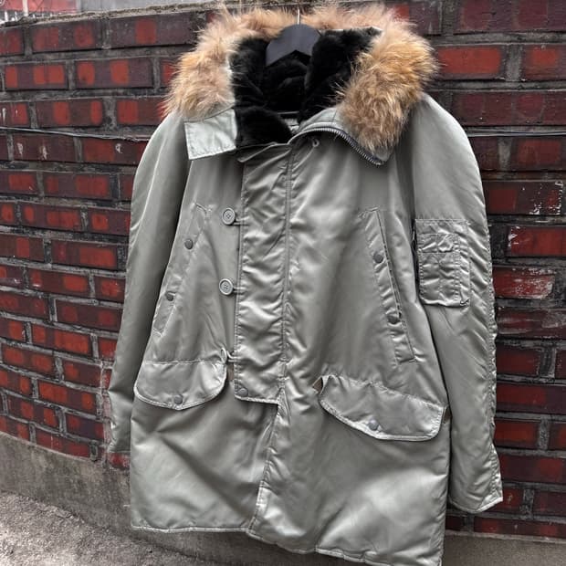 Military 밀리터리 미군 N-3B 파카 