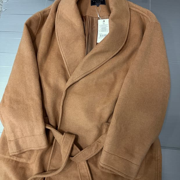 비슬로우 로브 코트 브라운 XL