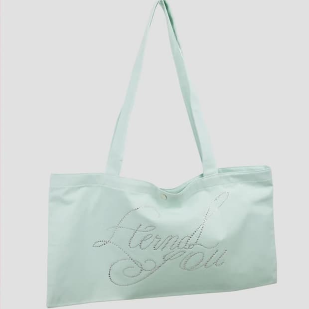 이터널유 Sugar Cotton mint 에코백 민트색 가방