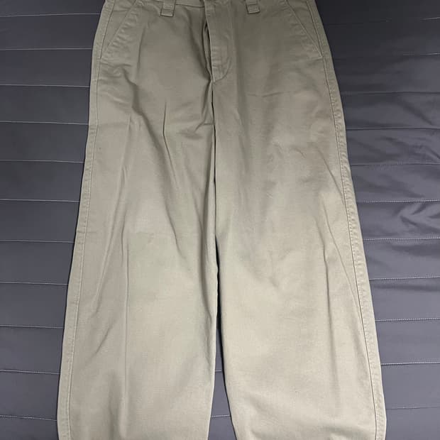 유니클로 와이드핏치노팬츠