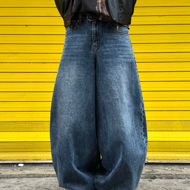 KICHUL 벌룬핏 데님팬츠