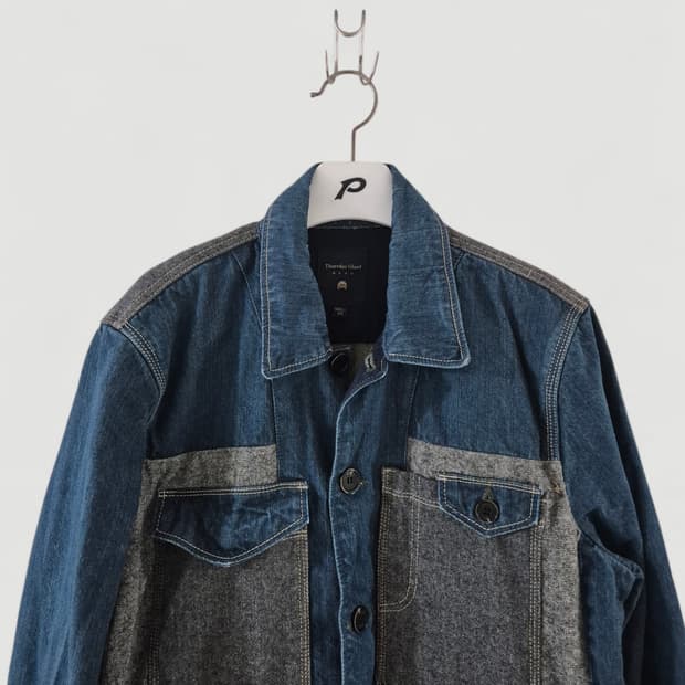 [100]써스데이아일랜드 빈티지 y2k 청자켓 Men