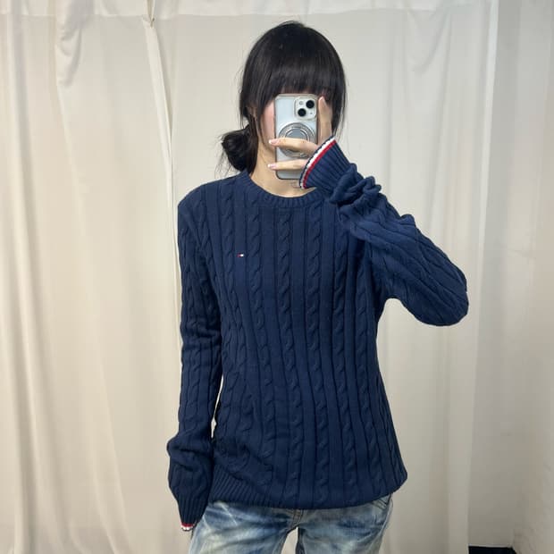Tommy Hilfiger navy knit