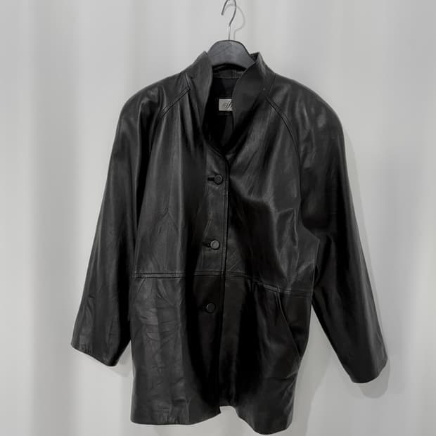 vintage sheep skin leather jacket 
