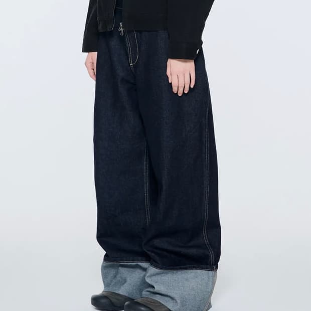 더콜디스모먼트 데님 롤업 팬츠