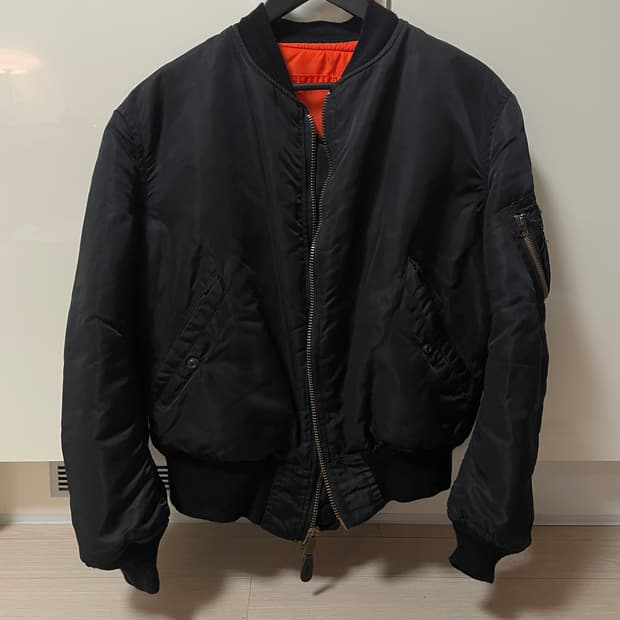 90s 미군 오리지날 ma-1 민수용 봄버 L