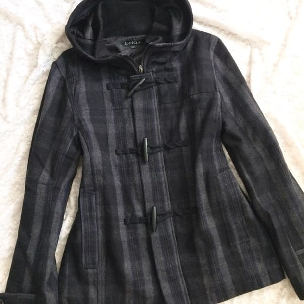 Vintage Sorridere charcoal navy duffle h