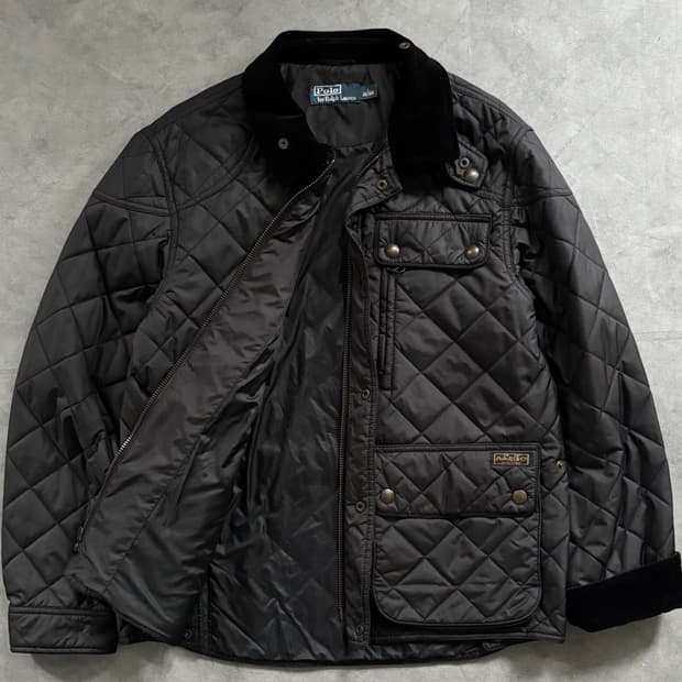 Polo 폴로 블랙 퀼팅 자켓 