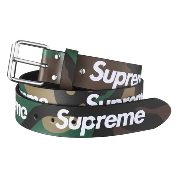 슈프림 우드랜드 카모 벨트