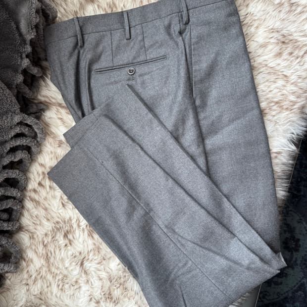 PT Torino 울+캐시미어 플란넬 팬츠 50 