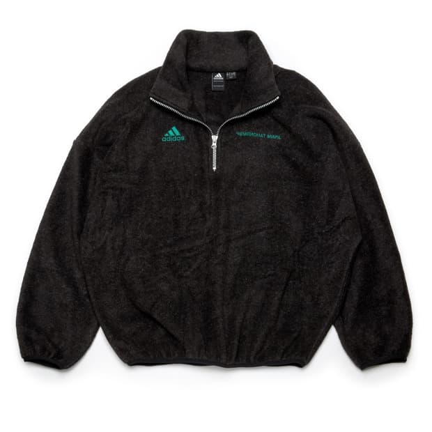 [S] 새상품) 아디다스 고샤 루브친스키 후리스 반집업 아노락 블랙 