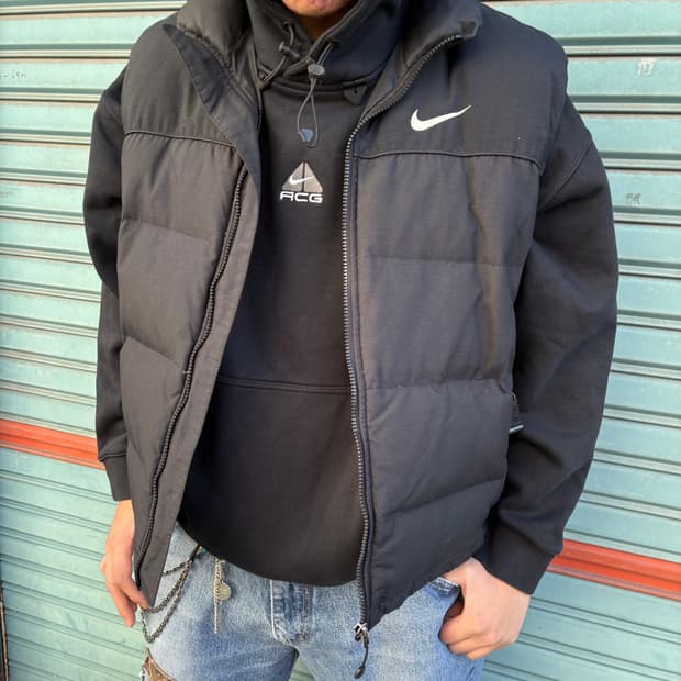 나이키 ACG 플리스 풀오버 블랙 앤트러사이트