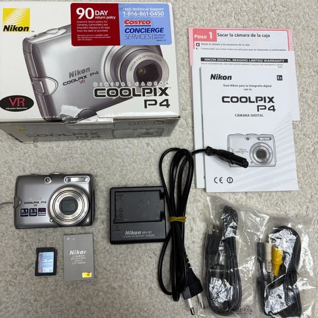 니콘 쿨픽스 P4 coolpix p4 풀박스