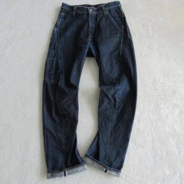 존불 커브드 데님