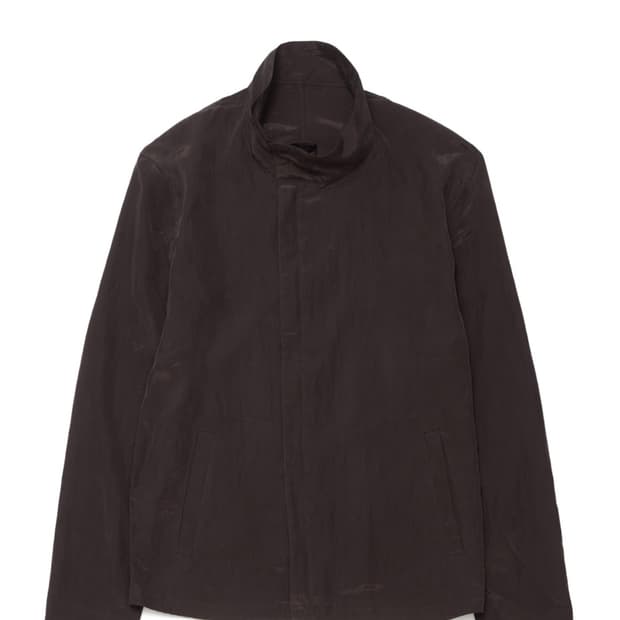 해칭룸 하이넥 셔켓 버건디