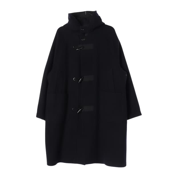 타임 옴므 23FW 울 캐시미어 블렌드 후드 더플 코트