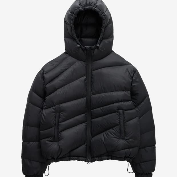 KOIN SEOUL X MIMTHE 다이애그널 라이닝 다운 점퍼_