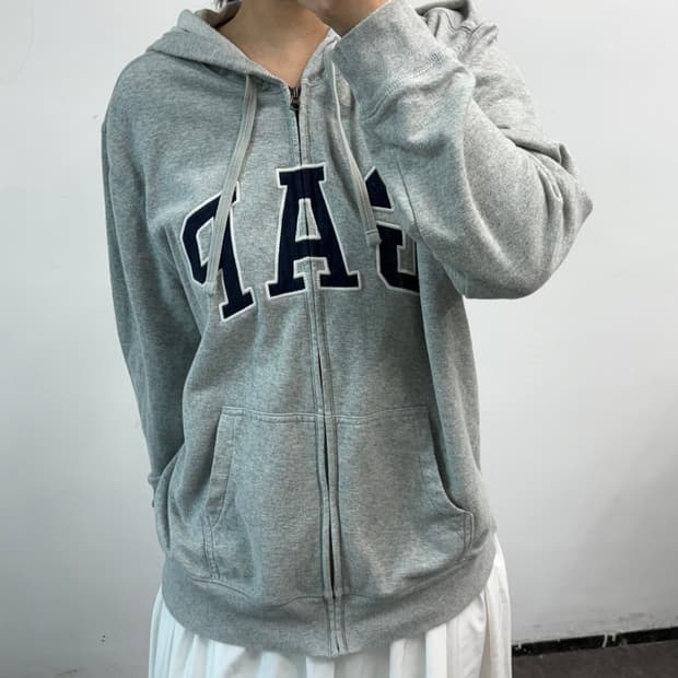 [XL] 갭 그레이 후드집업