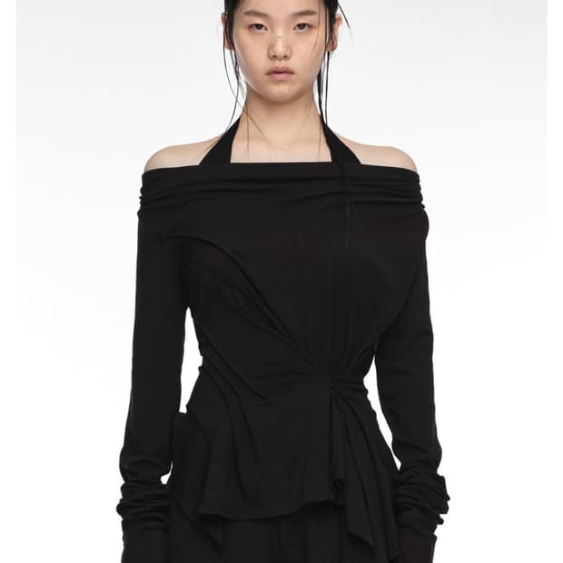 나체 드레이핑 롱슬리브