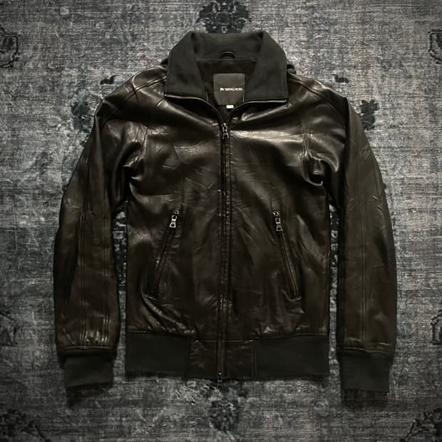 ‘Buffalo Bobs’ V-Kei Mood Leather Jacket