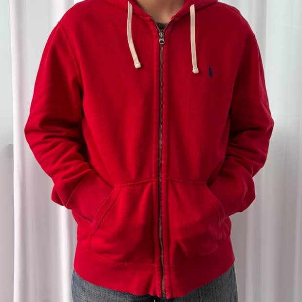 [L]폴로 랄프로렌 헤비코튼 스웻 후드집업