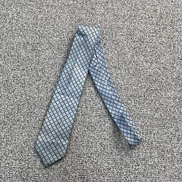 F 닥스 패턴 넥타이 (오염) 0326M