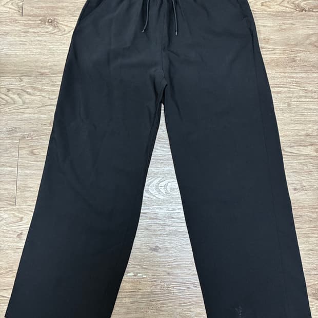 COCL 블랙 와이드 슬랙스 L