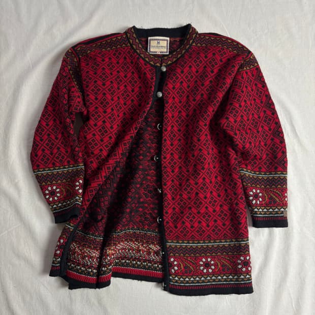 Dale Of Norway 데일오브노르웨이 트레디셔널 울 가디건 S