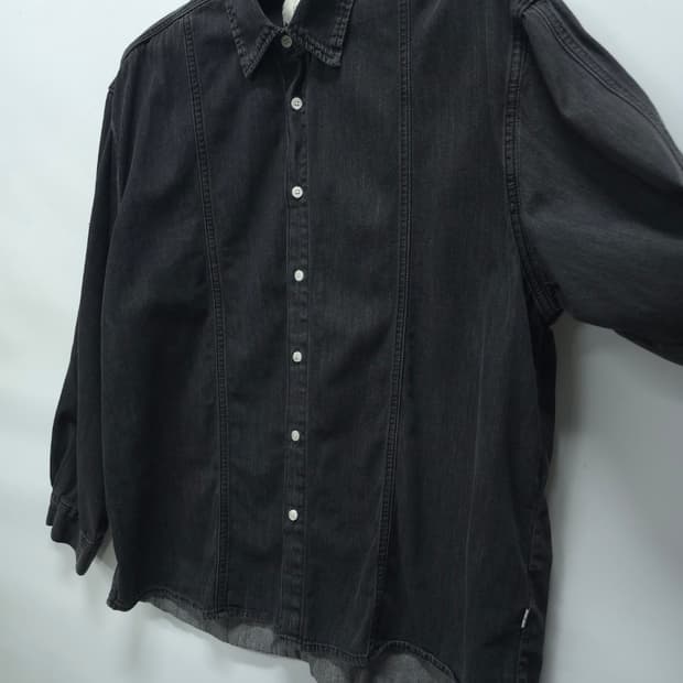 라퍼지스토어 흑청남방 데님셔츠 ( 남성M )