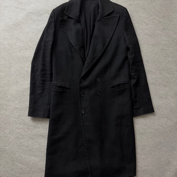 앤드뮐미스터 비대칭 더블브레스트코트