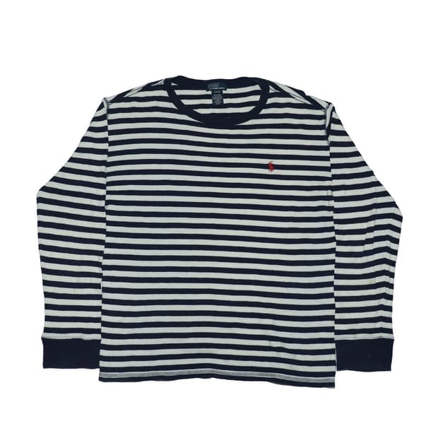[정품]폴로 랄프로렌 스트라이프 롱슬리브 티셔츠 M