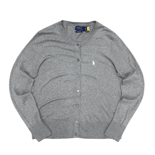 폴로 우먼스 피마코튼 라운드 가디건(M)