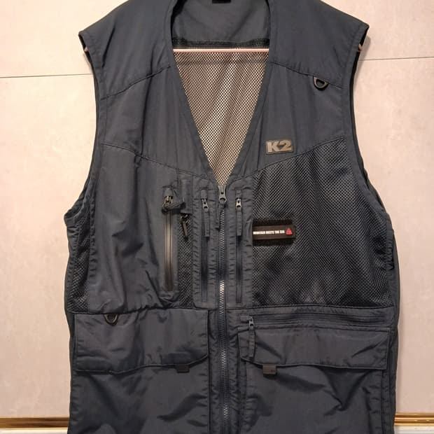 K2 정품 남성 뒷면 망사 작업용 조끼 105 ~ 110 사이즈
