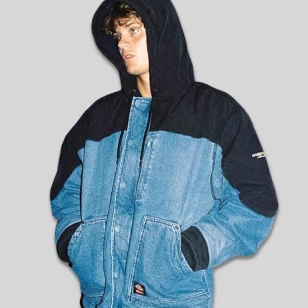 슈프림 x 디키즈 코듀라 후드 워크자켓 XL