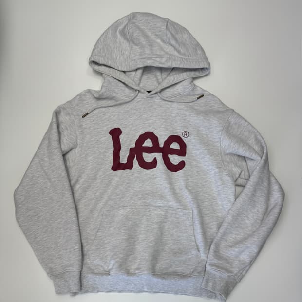 LEE 리 빅 스펠로고 스웻 후드 티셔츠