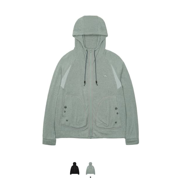 산산기어 카파스 니트 집업 민트