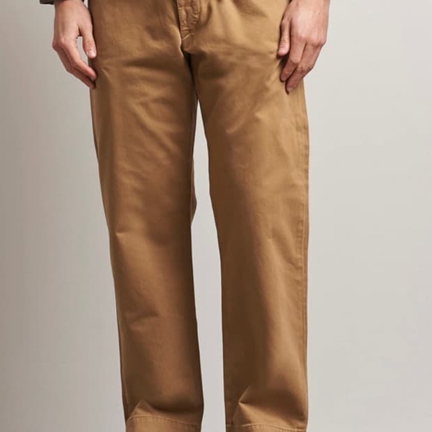 RRL BRITISH KHAKI FIELD CHINO PANTS
