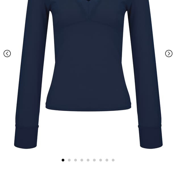 키야기 Adyra Top - blue navy S사이즈