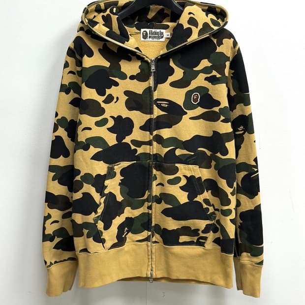 베이프 미니사루 퍼스트카모 후드집업 s