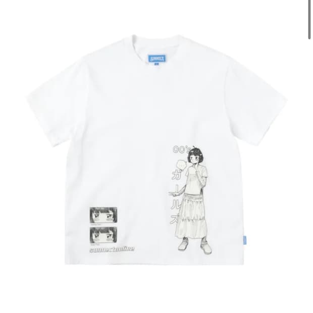 써넥트 반팔 티 00Girl Tee - White Sunnect
