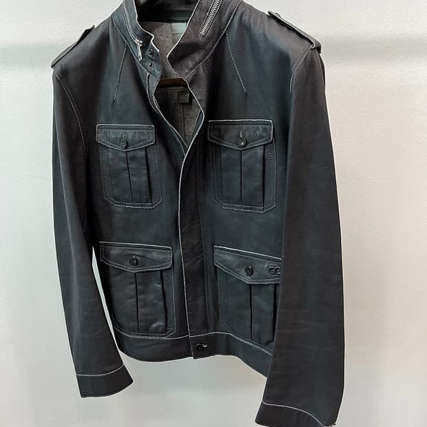 95) GIAN CARLO ROSSI 이태리 가죽자켓 