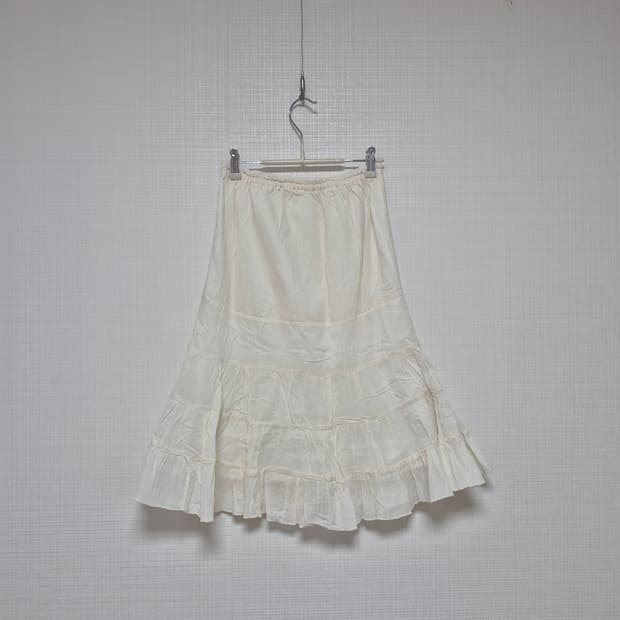 min plume 히메카지 면요루 미니원피스 &스커트 아이보리