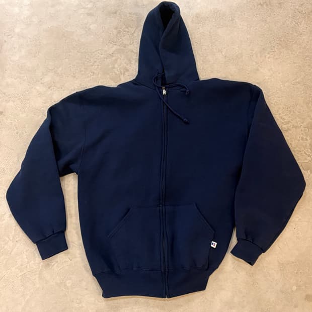 [XL] 러셀 집업 후드 네이비 USA