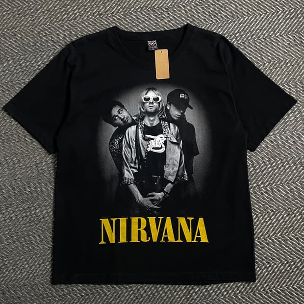 빈티지 너바나 락 밴드 티셔츠o 4996