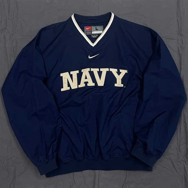 나이키 네이비 미드쉽맨 웜업 L