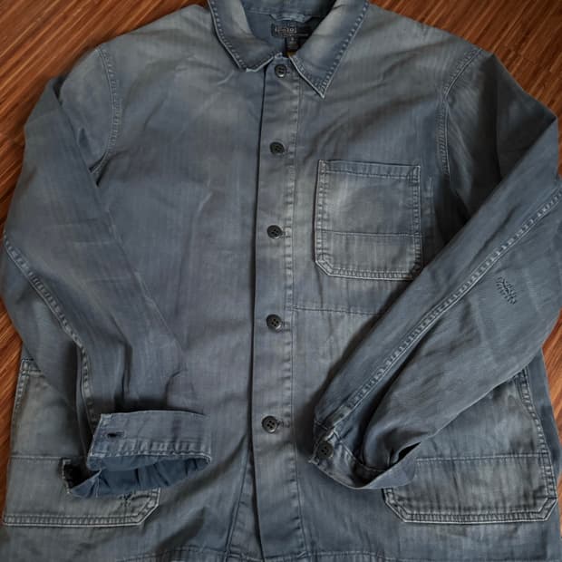 폴로 헤링본 유틸리티 프렌치 자켓