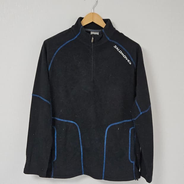 살로몬 SALOMON 하프집업 반집업 플리스 자켓 XL 105 고프코어
